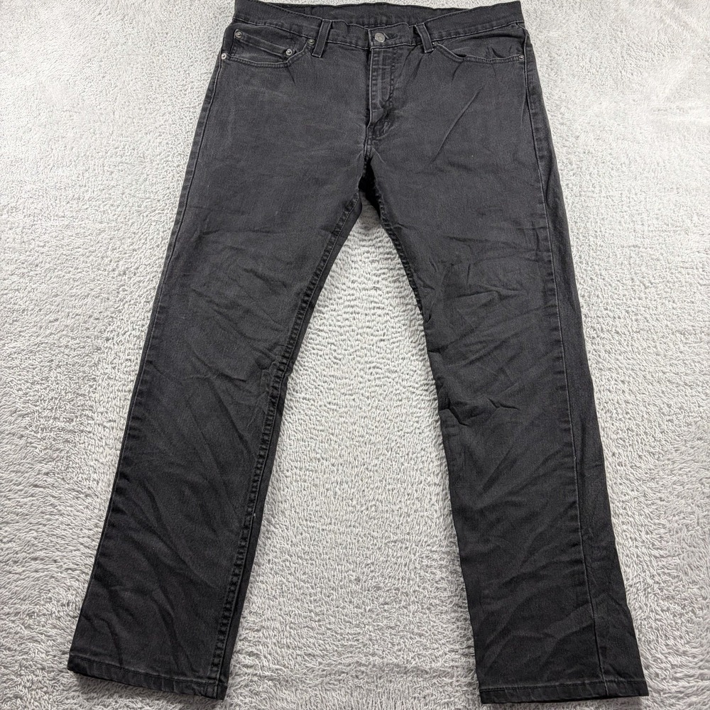 VINTAGE Levi 511 Black Jeans Mens 36x30 Metal Rocker Emo Skate Grunge
